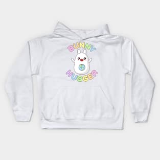 Bunny Hugger // Greta Thunberg Alias Tribute Kids Hoodie